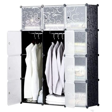 Пластиковый складной шкаф Storage Cube Cabinet BLACK VJ-7657 в интернет ...
