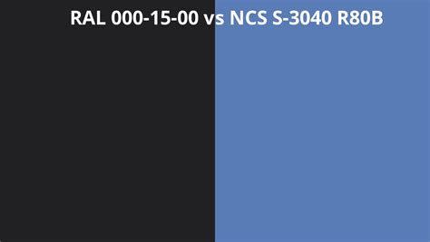 Ral 000 15 00 Vs Ncs S 3040 R80b Ral Colour Chart Uk