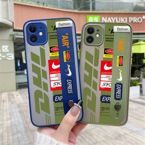 JIUMOO เคสสำหรบ Infinix Hot 10 Play 11 Play 688C เคสแฟชนลาย DHL ตวพรอมสายรดขอมอเคส