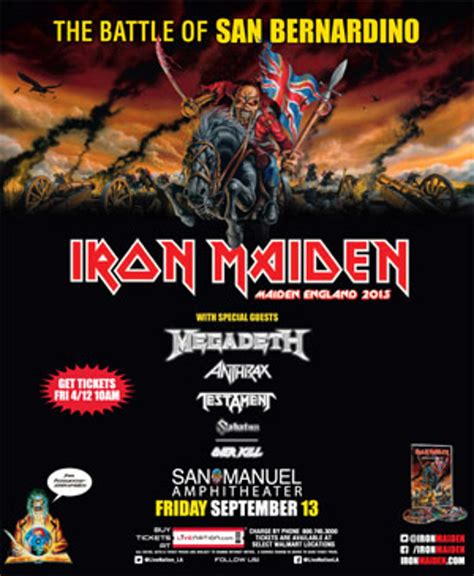 Iron Maiden Return to the US for ‘Maiden England’ 2013 Tour Run