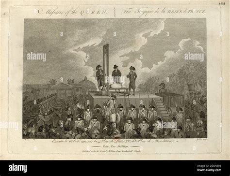 Execution of marie antoinette hi-res stock photography and images - Alamy