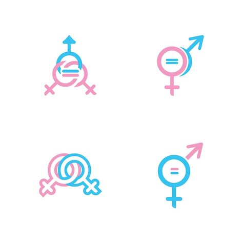 Premium Vector Gender Equality Symbol Icon Vector Illustration