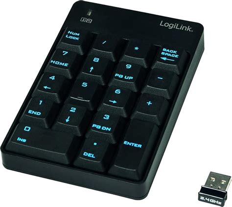 Logilink ID0120 Wireless Numeric Keypad with 18 Keys : Amazon.co.uk: Computers & Accessories