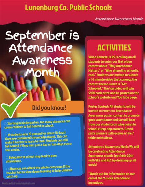 Attendance Awareness Poster