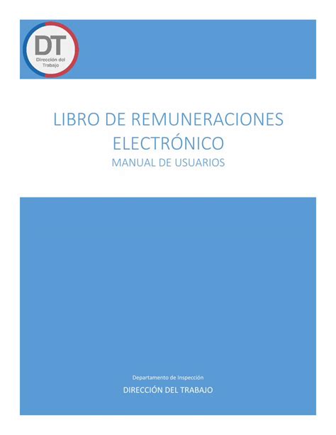 Pdf Libro De Remuneraciones Electr Nico Oportunidad En La Que Un