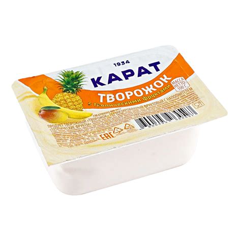 Купить Йогурты, творожки и десерты КАРАТ в интернет каталоге с ...