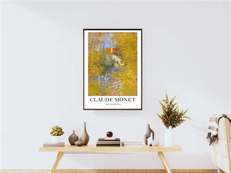 Claude Monet Famous Painting The Geese 1874 Printable Artinstant