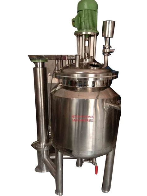 Stainless Steel Liquid Mixing Vessel Tank Capacity Lph At Rs