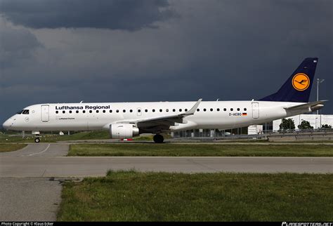 D AEBO Lufthansa Regional Embraer ERJ 195LR ERJ 190 200 LR Photo By