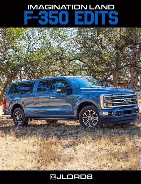 2023 Ford F 350 Super Duty Excursion FX4 SUV Looks Massive Even When