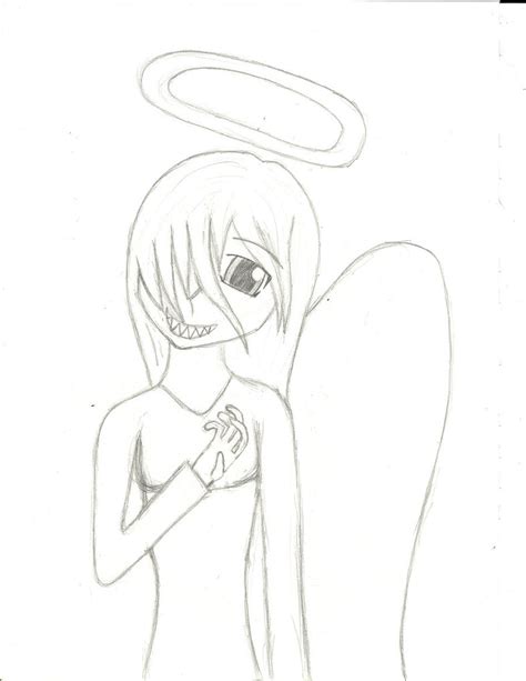 Half Angel Half Demon Drawing At Getdrawings Free Download