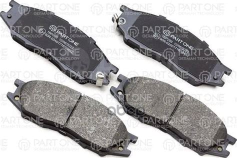 Купить Колодки Тормозные Дисковые Пер. Nissan Almera/Micra 98- PART-ONE ...
