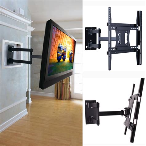 Long Arm Articulating Corner Tilt Swivel TV Wall Mount Bracket 32" -50 ...