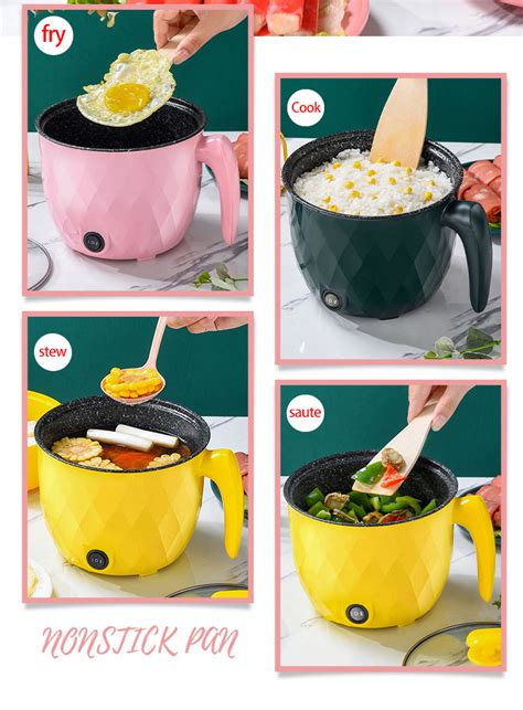 Multifunctional Non Stick Mini Electric Rice Cooker Hot Pot Cooking Pot L Daraz Bd