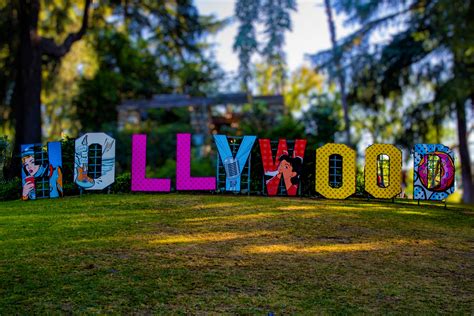 Hollywood Sign Art Free Stock Photo Public Domain Pictures