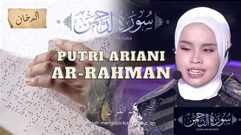 Merinding Putri Ariani Ar Rahman Final D Academy Asia With