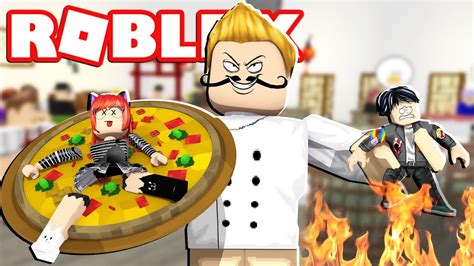 ESCAPA DEL PIZZERO MALVADO Que COCINA PERSONAS En ROBLOX Pop S