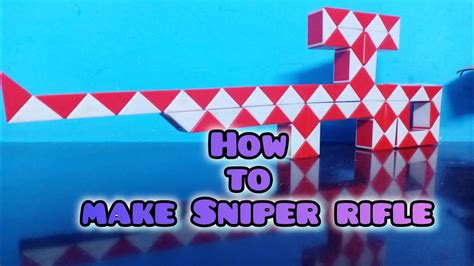 How To Make Sniper Gun With Snake Cube 72 Pieces Easy Tutorial Smiggle