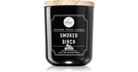 DW Home Signature Smoked Birch Scented Candle With Wooden Wick Notino Ie