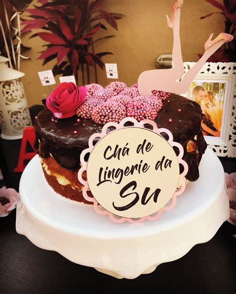 Topo de Bolo Chá de Lingerie Elo Produtos Especiais