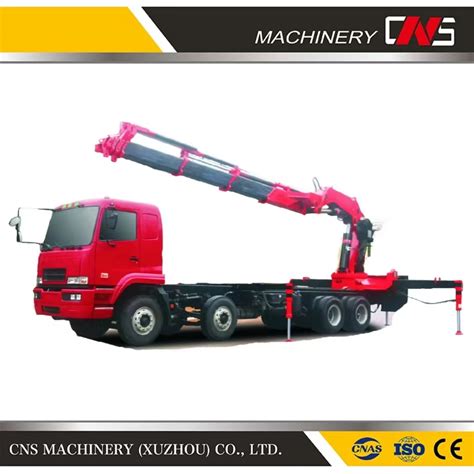 25 Ton Foldable Knuckle Boom Truck Mounted Crane Articulated Arm Tow