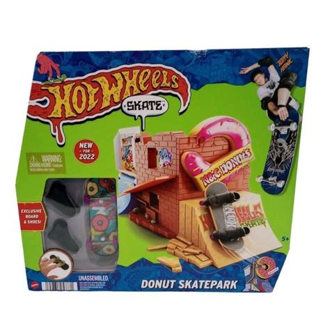 Mattel Toys 222 Hot Wheels Donut Skatepark Tony Hawk Mini Skateboard Tech Deck New Poshmark