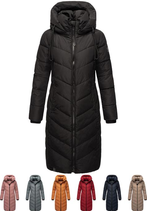 Navahoo Sahnekatzi Damen Lange Winter Steppjacke