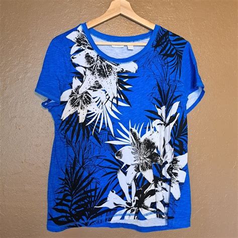 Chico S Tops Bright Blue Top Poshmark