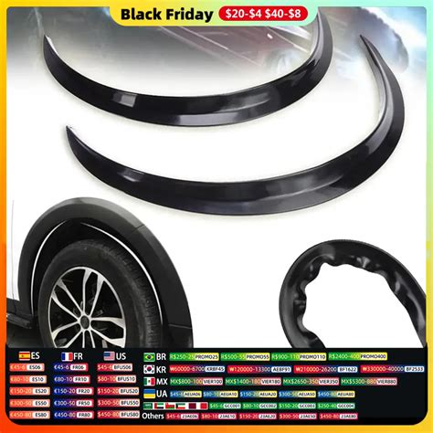 Car Universal Flexible Car Wheel Fender Flare Arches Mudguards