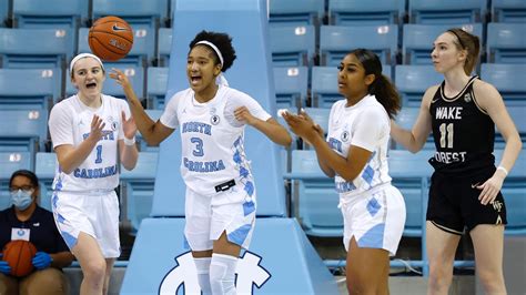 Womens Basketball Unc Downs Wake Forest In Overtime