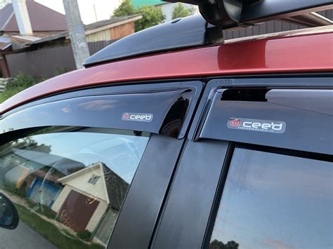Новые дефлекторы, полировка кузова — KIA Ceed (1G), 1,6 л, 2008 года ...