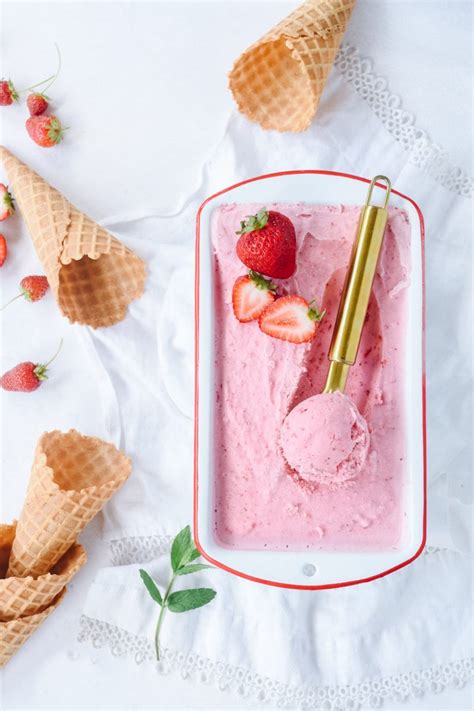 Fresh Strawberry Ice Cream By Leigh Anne Wilkes