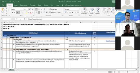 Rapat Dan Workshop Penilaian ZI WBK WBBM Tahun 2021 Biro Transformasi