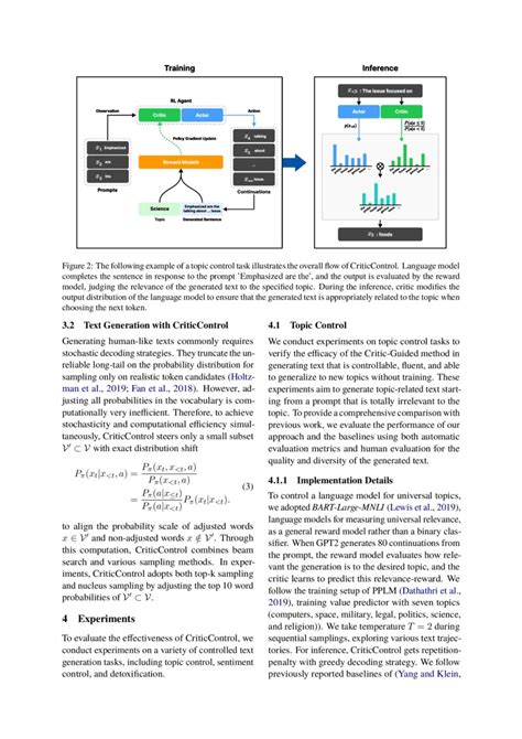 Critic Guided Decoding For Controlled Text Generation Deepai