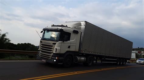 Scania R X Branco Carreta Ba Randon New R