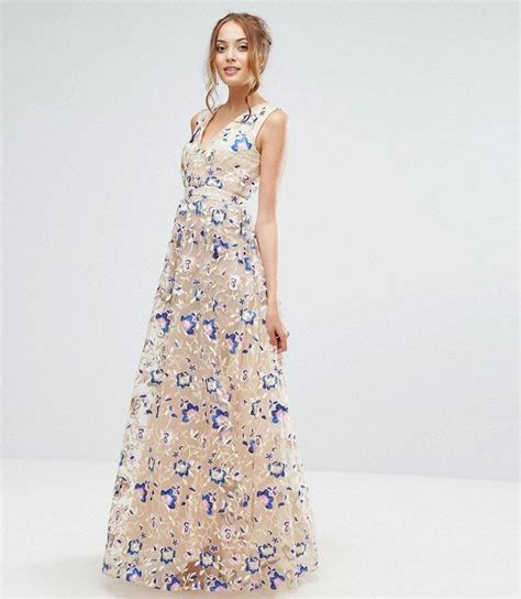 True Decadence Floral Embroidered Maxi Dress Asos Wedding Guest