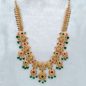 Mgdm Precious Stone Bridal Name Mahalaxmi Jewels