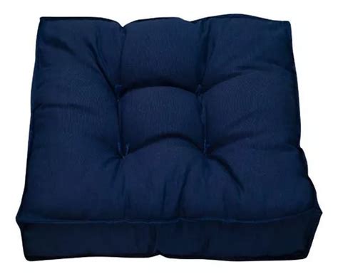 Almofada Futon Azul Marinho 50x50 Frete grátis