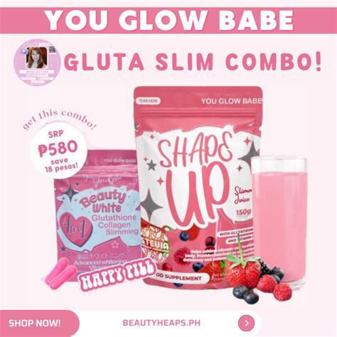 You Glow Babe In Beauty White Glutathione Collagen Slimming Vitamin C Shepu Appu