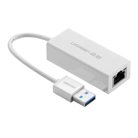 Usb To Ethernet Adapter อุปกรณ์แปลงสัญญาณ Ugreen Usb 30 To Lan 101001000 Mbps Abs 20255