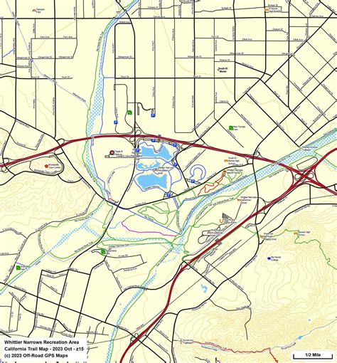 Whittier Narrows Recreation Area - California Trail Map