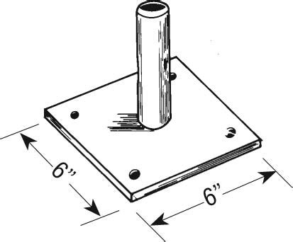 Base Plate - Level Surfaces | Lynn Ladder & Scaffolding Co.