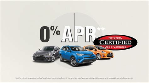 Get 0 Apr On Toyota Certified Used Vehicles Youtube