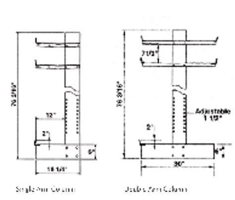 Jarke By Spg Minitree Light Duty Cantilever Racks Complete Units