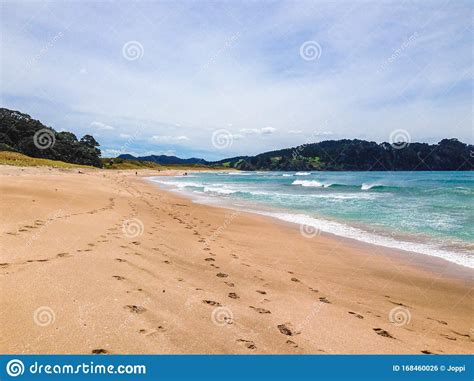 Hot Water Beach On The Coromandel Peninsula North Island New Zealand