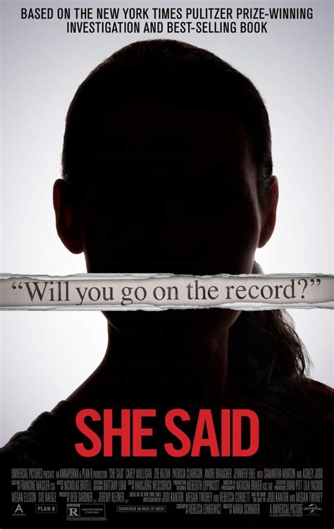 Movie Review: SHE SAID - Assignment X