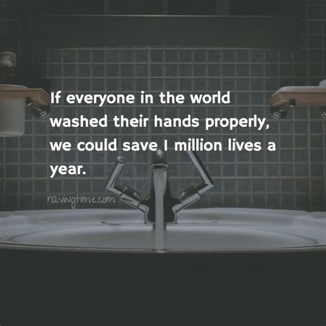 Proper Handwashing Can Save Lives