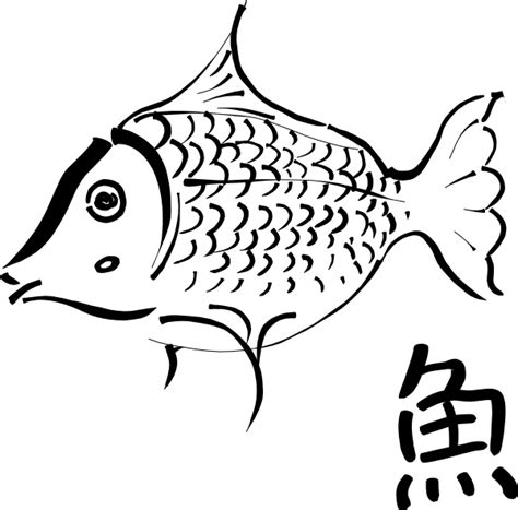 Fish Outline clip art Free vector in Open office drawing svg ( .svg ) vector illustration ...