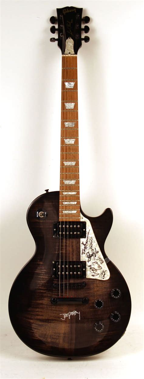 Joe Perry And Aerosmith Signed Gibson Les Paul Junior Electric Guitar