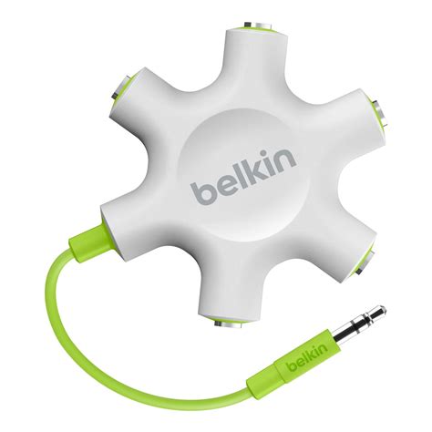 Belkin Rockstar Multi Headphone Splitter Green Home